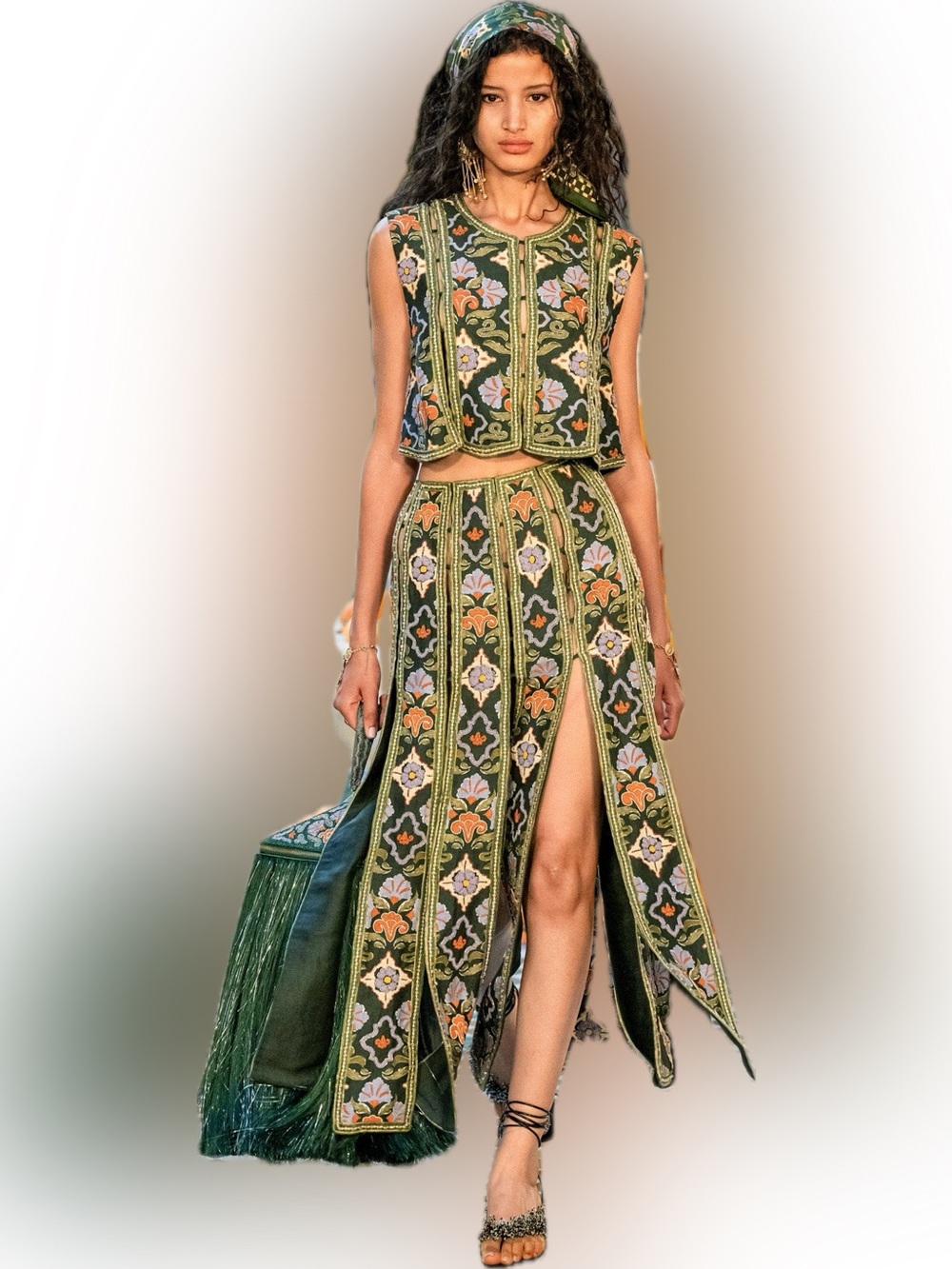 Alemais Oasira Embellished SET of Skirt and Top Size AU8 US4